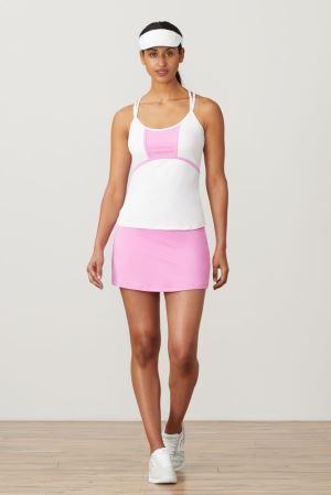 FILA 30 Love Cami Tank Vests White,Womens Tennis | CA.ZWBOLG543